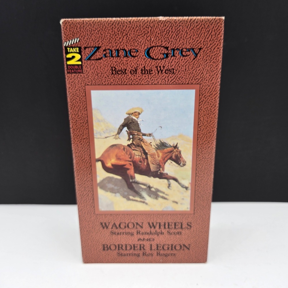 Zane Grey Best of the West VHS Wagon Wheels Border Legion Randolph Scott Rogers